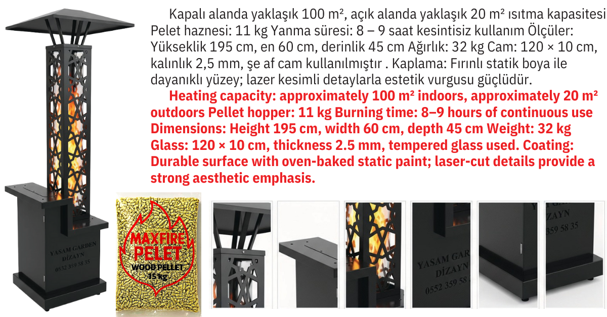 Tekerlekli Füze Soba (Standart)